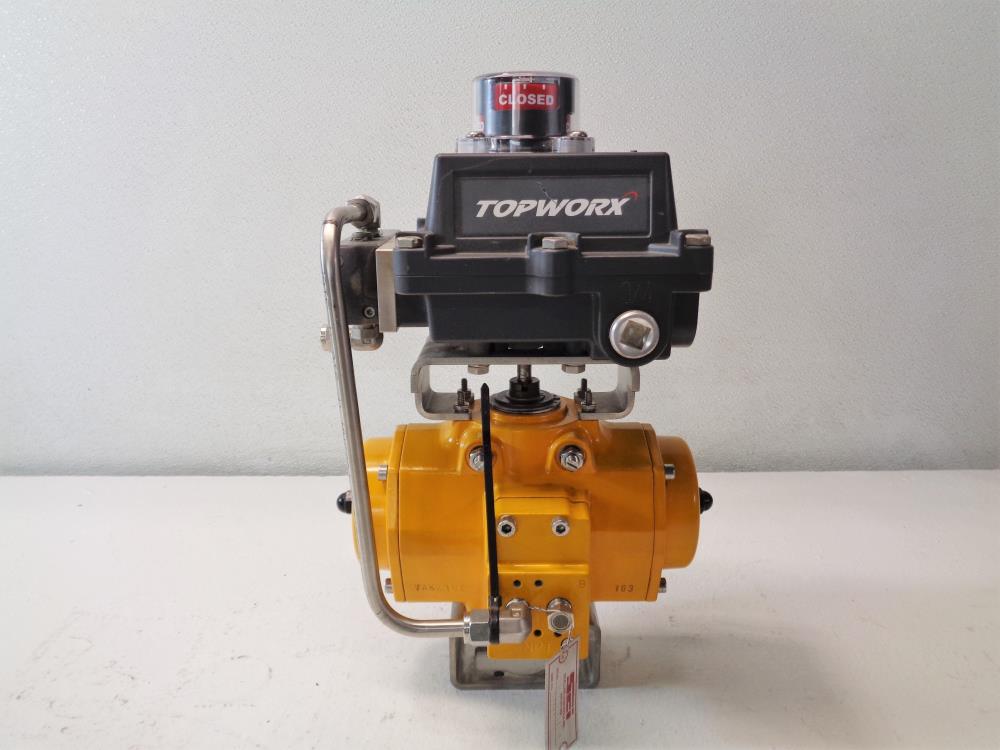 Emerson Field Q Actuator QS0100.U03STACW with TopWorx DXP Valve Position Monitor